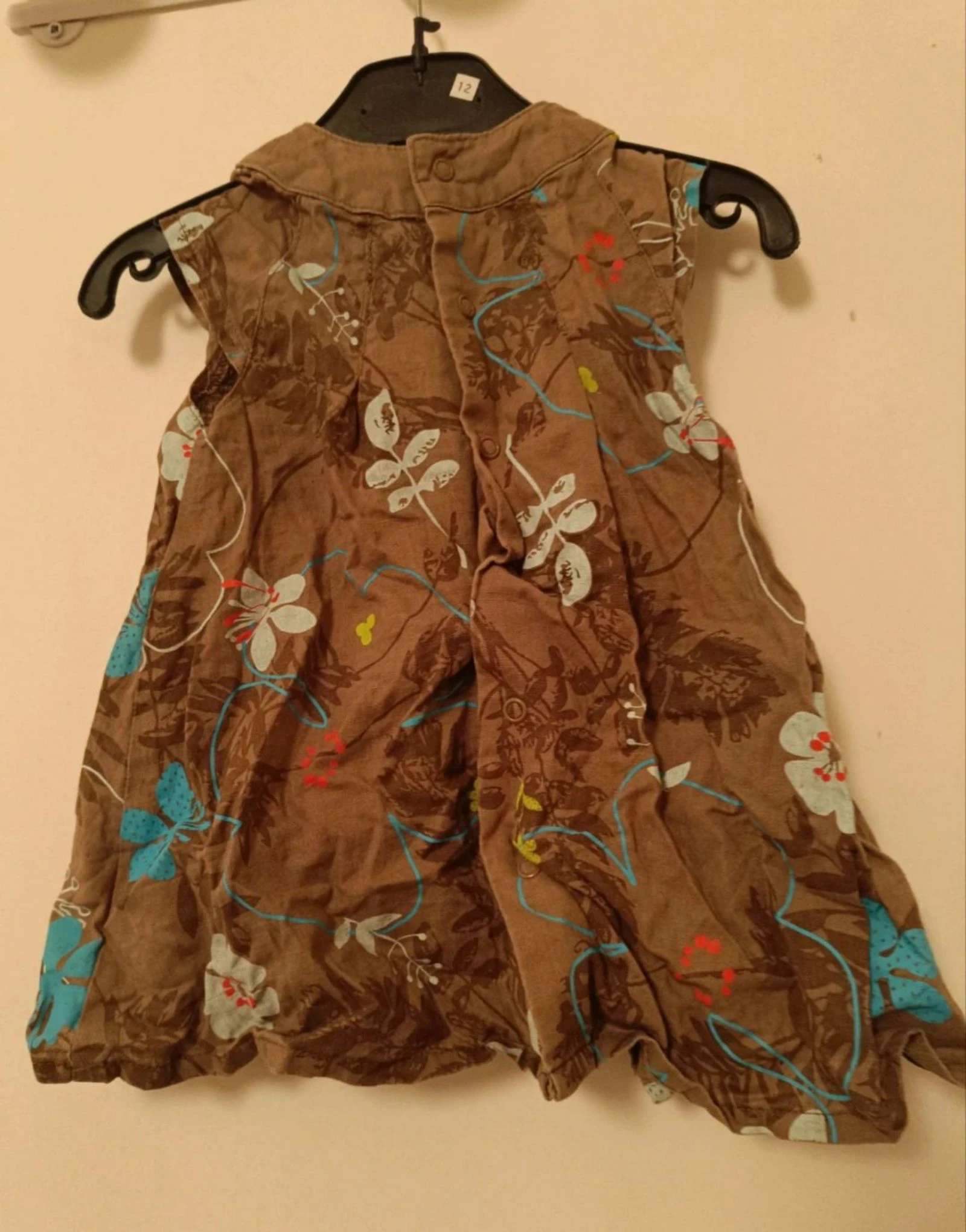 Vestido de verão floral Sucre d'Orge – 12 meses (74/80 cm) – Muito bom estado – photo 3